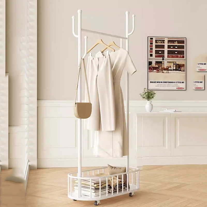 Guardaroba Night Liming Foot Coat Rack Bambino Rod Hook Key Foot Coat Rack Ruote Armadio Indumento Stendibiancheria Furniture