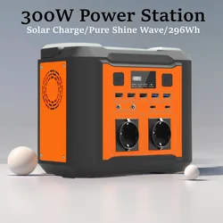 GKFLY 110V/220V/230V 300W Peak Power 80000mAh Power Station Generator Outdoor Energy Power Supply Battery Charger for Outdoor