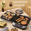 Electric Baking Pan LR-FD431 Skillet Griddle, US DuPont Non-Stick Coating,Removable Upper and Lower Grill Pan, Easy to Clean,Ele 3