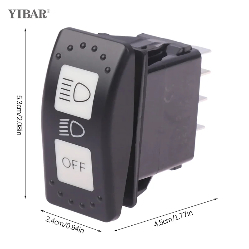 Headlight Switch Blue Light For Can Am Defender HD10 Max HD10 Maverick X3 Turbo Sport Trail ABS Plastic 20 AMP Switch atv headlight car modification accessories atv accessories