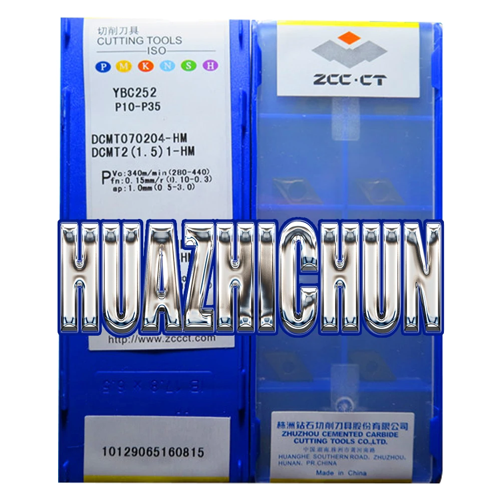 

HUAZHICHUN General Turning Inserts YBC152 252 YBD152 252 102 DCMT070204-HM