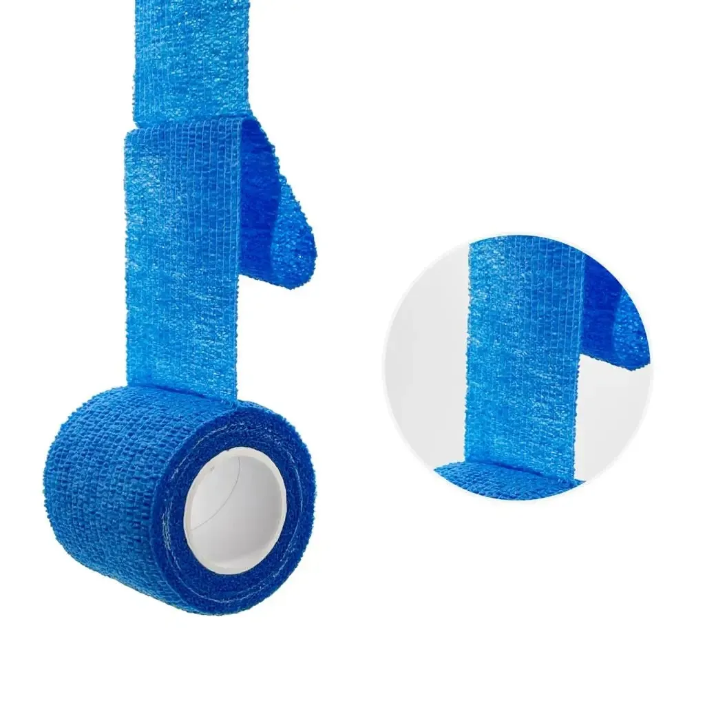10pcs 7.5cm*4.8m Self Adherent Cohesive Bandage Wrap Stretch Non Woven Self Adhesive Tape - Skin Colour Athletic Elastic Bandage