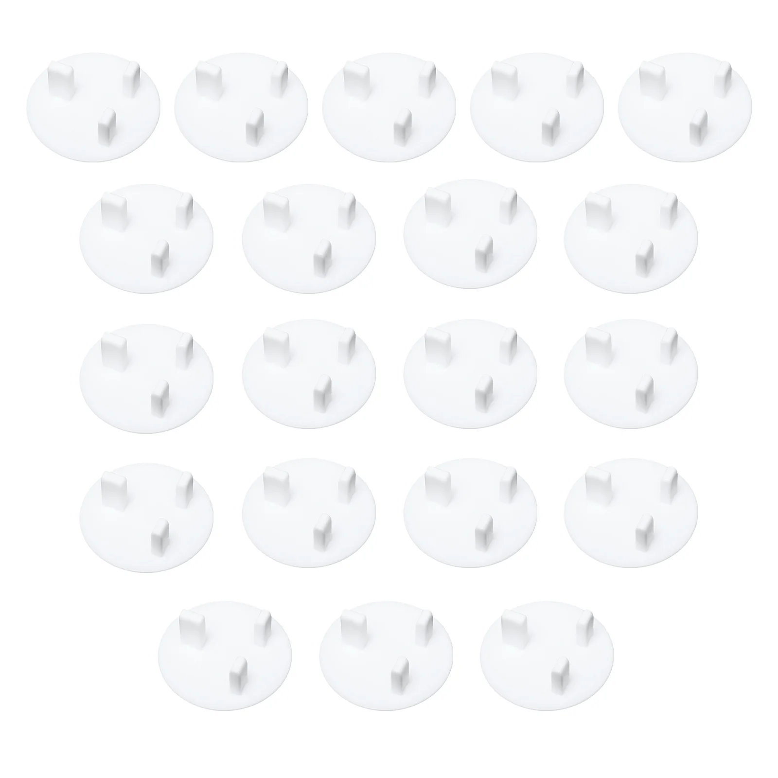 20 Pcs Plug Socket Protection Cover Child Covers Electric Abs Sockets Corner Protectors Safety