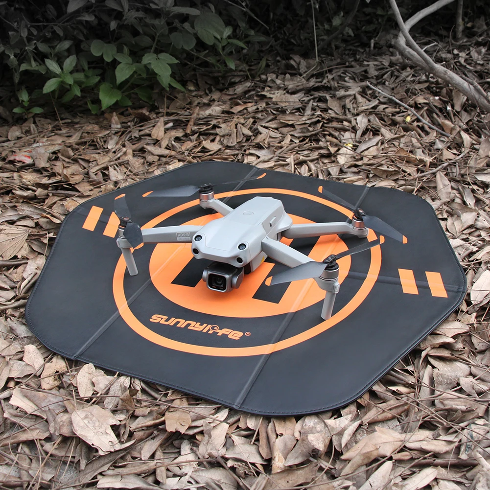 55cm Universal Foldable Landing Pads For Dji Mini Se Drone Hexagonal Folding Leather Apron Double-Sided Waterproof Landing Pad﻿