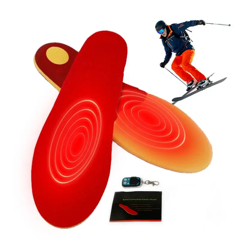 

Heated Shoe Inserts Heating Insoles With Remote Control Warm Feet Heated Insoles For Hunting Skiing Outdoor Men Women