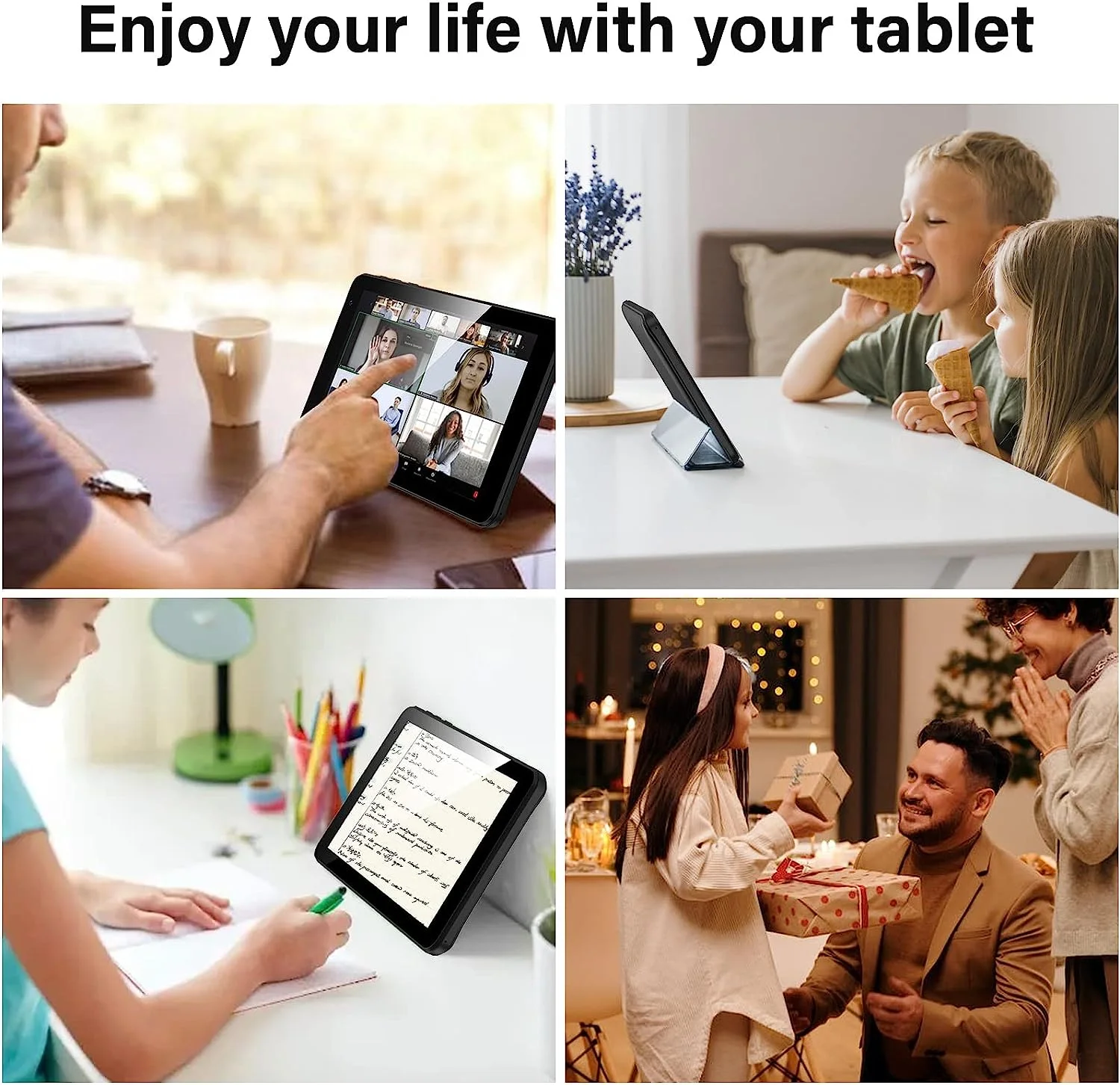8 INCH Android 12 RAM 3GB+32GB ROM QP80 MTK8168 Tablet Quad Core IPS Screen Quad Core Rear 13.0MP WIFI Dual Camera 3