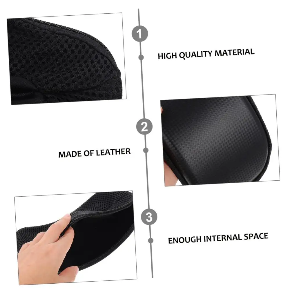 Tolex Portable Ski Goggles EVA Hard Case with Zipper Compact Lightweight Eyewear Storage Box for Easy Carrying Ski Accessories