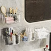 Bathroom Wall-mounted Washcloth Storage Box Drainage Hollow Wash Cup Storage Rack Bathroom Punch-free Storage Rack 4