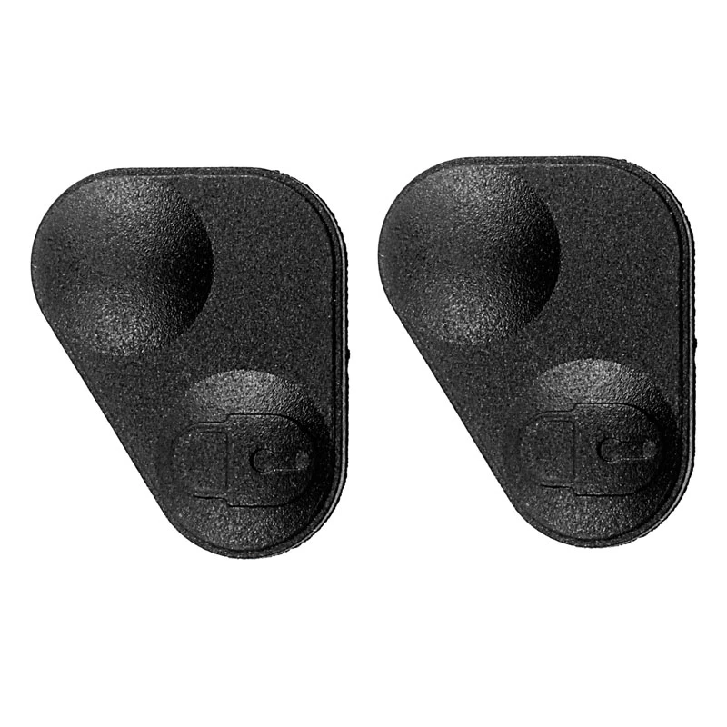 2X Chiave Remota In Gomma A 2 Pulsanti Copertura Pad Fobs-Ywc000300 Per Land/Range Rover P38 Nero