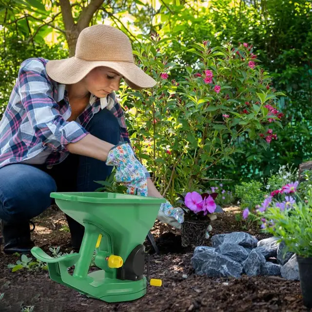 Kiváló Minőségű Kézi Hajtókar -Vetőgép 1,5 Liter Kapacitású Műsorszolgáltató Terjedő Többcélú Vetőmag -Terjedő A Garden Lawn Kis Farm Számára - Image 2