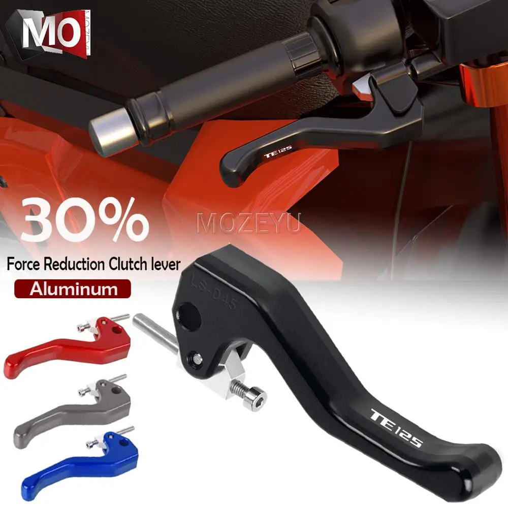 

For Husqvarna TE125 TE 125 2023 2022 Motorcycle short 30% force reduction clutch lever Save effort Conversion Aluminum Motorcoss