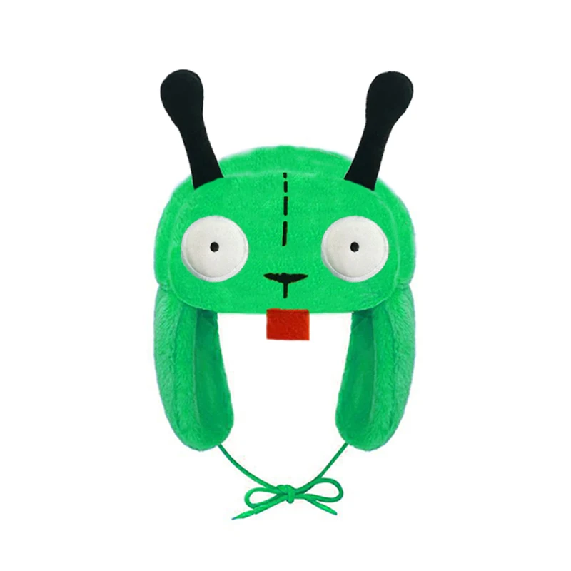 Winter Hat Kids 3D Eyes Green Invader ZIM GIR Dog