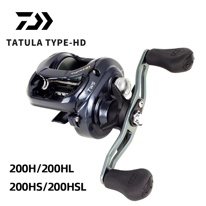 ORIGINAL DAIWA TATULA TYPE-HD Fishing Reel 7+1BB Baitcast Reels Gear Ratio 6.3/7.3 Max Drag 6kg Saltwater Fishing reel
