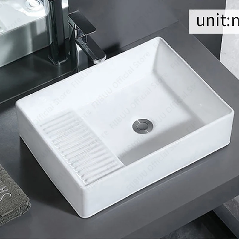 เซรามิคอ่างล้างจานเคาน์เตอร์อ่างล้างหน้าห้องน้ําระเบียงเหนือเคาน์เตอร์อ่างล้างจาน Apartment อ่างล้างหน้าอ่างล้างหน้าอ่างล้างหน้าชาม 1