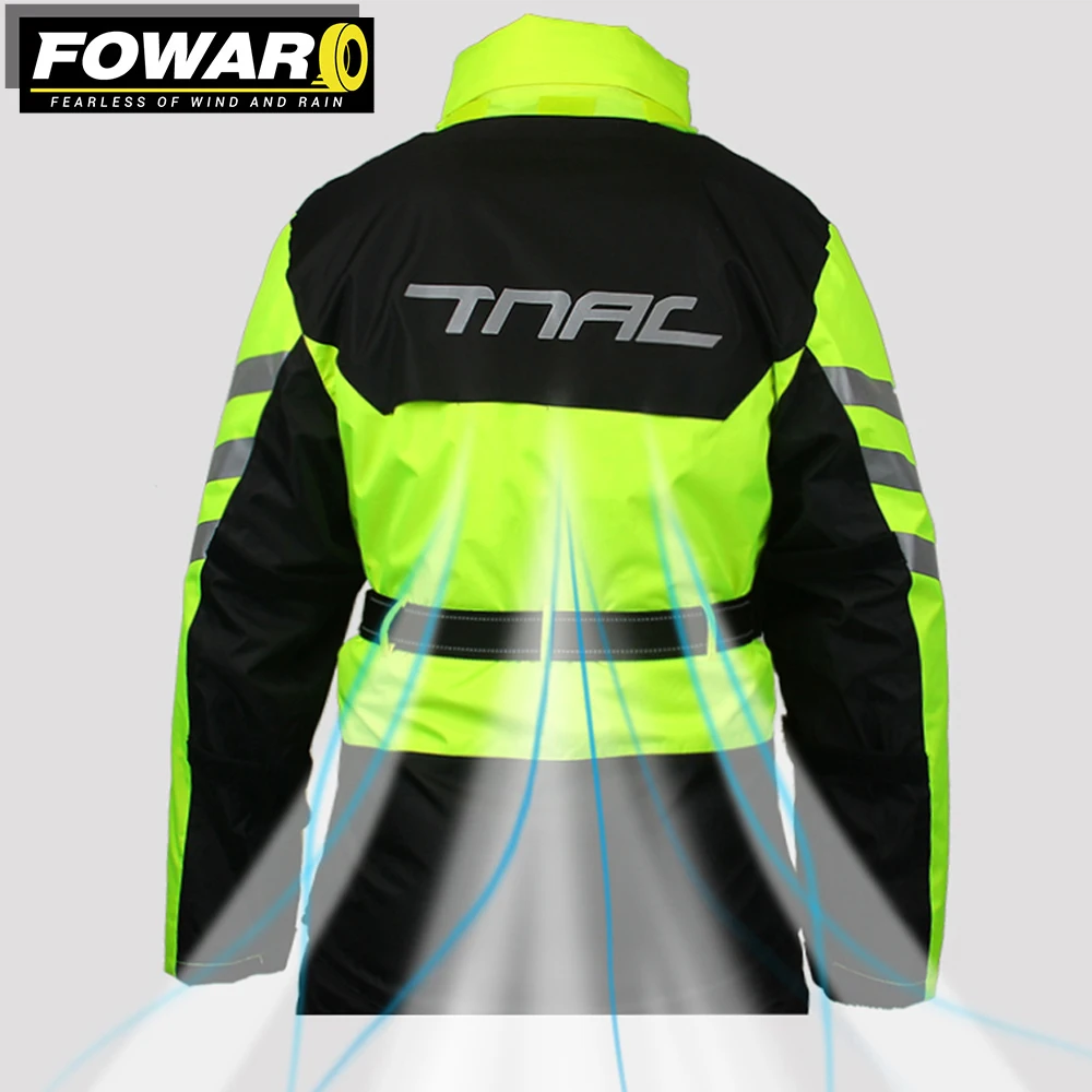 Traje impermeable para motocicleta, chaqueta de prevención de tormenta,  pantalones para acampar, senderismo, pesca, motociclista