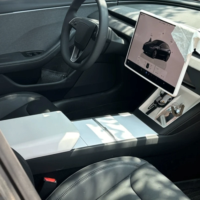 For Tesla Model Y Juniper 2025 Central Control Storage Box Rear Air Outlet Scree
