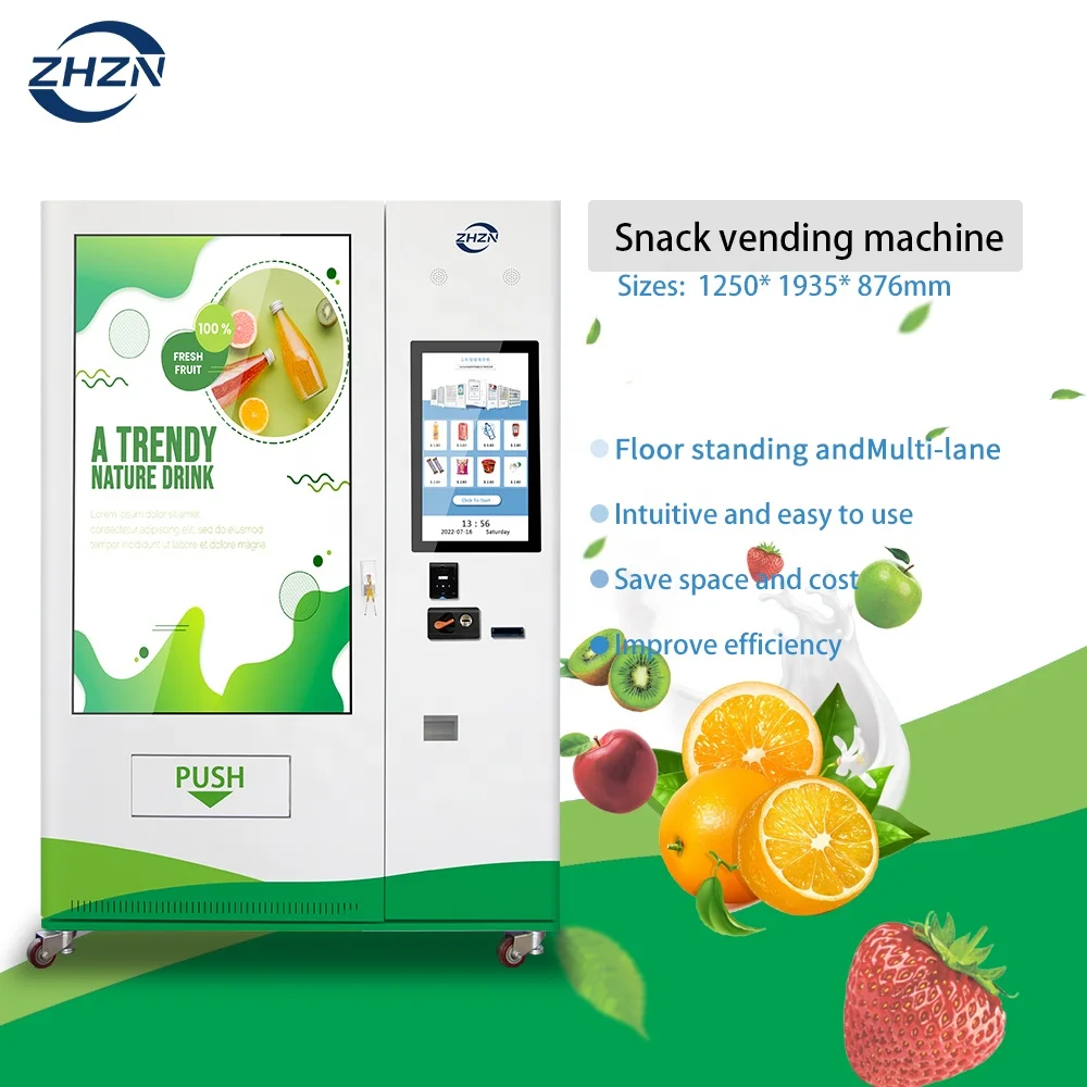 Oem/odm Combo Snack Any Instant Professional Wifi Vending Machines Coin Operated Coffee Vending Machine 3