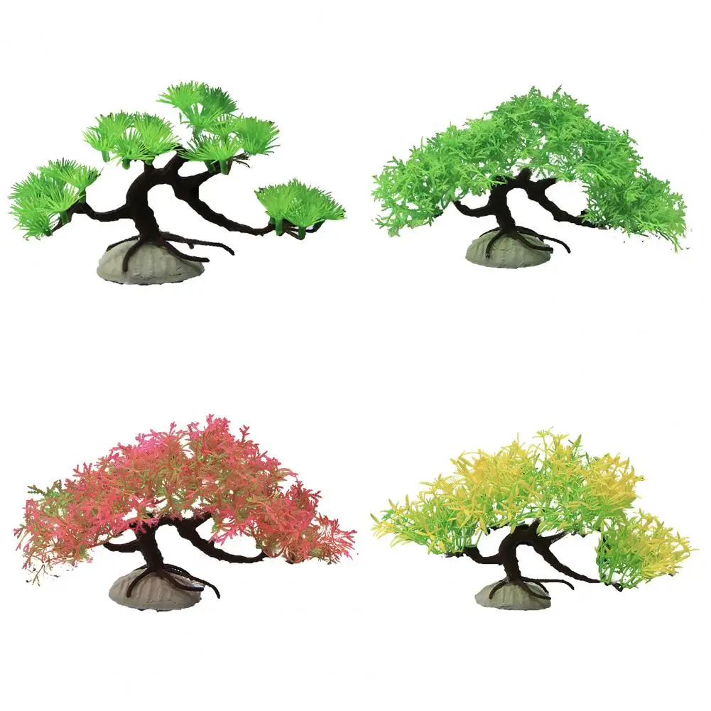 Simulation tree useful harmless artificial aquatic plant artificial aquarium plant fish tank decoration tank supply