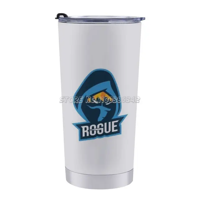 Rogue Utazási Bögre Jégkupa 304 Rozsdamentes Acél Vákuum Szigetelt Autó Csésze Kávé Esports Cs Go 2 Pubg