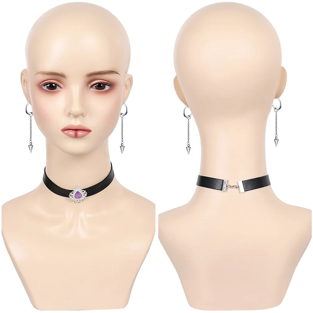 Accessories Cosplay Costume Necklace Earrings Gloves Fantasy Halloween Carnival Party Disguise Props Disguise For Women Girl - 2
