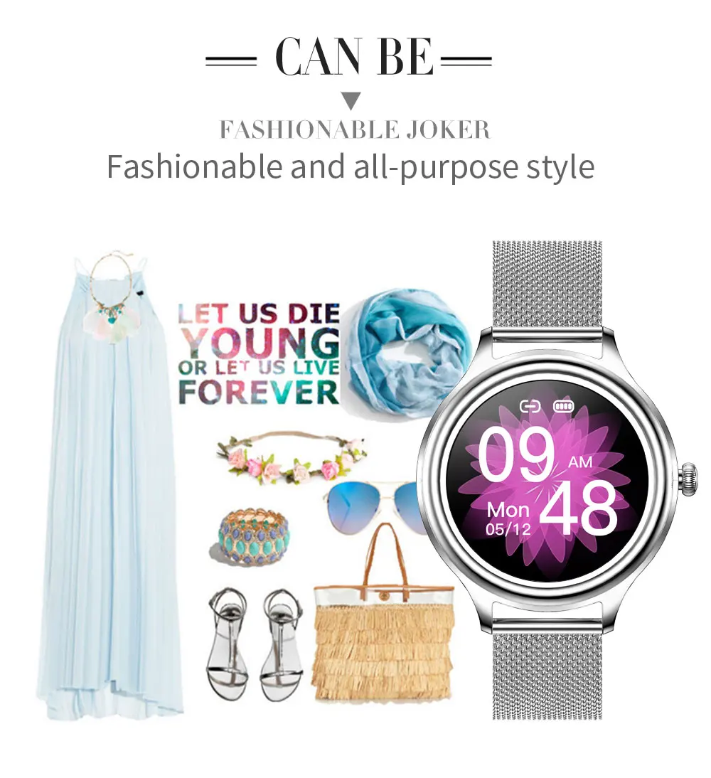 Kumi K3 Lady Smart Watch description image 14