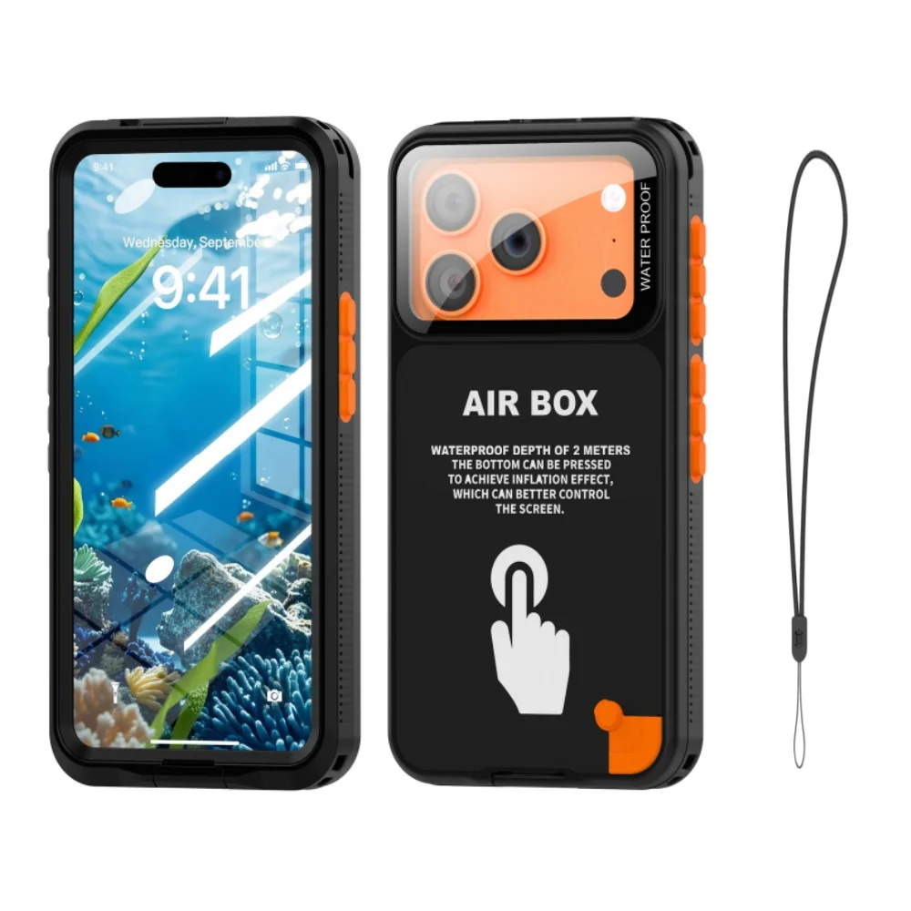 Touch-Enabled IP68 Waterproof Phone Case