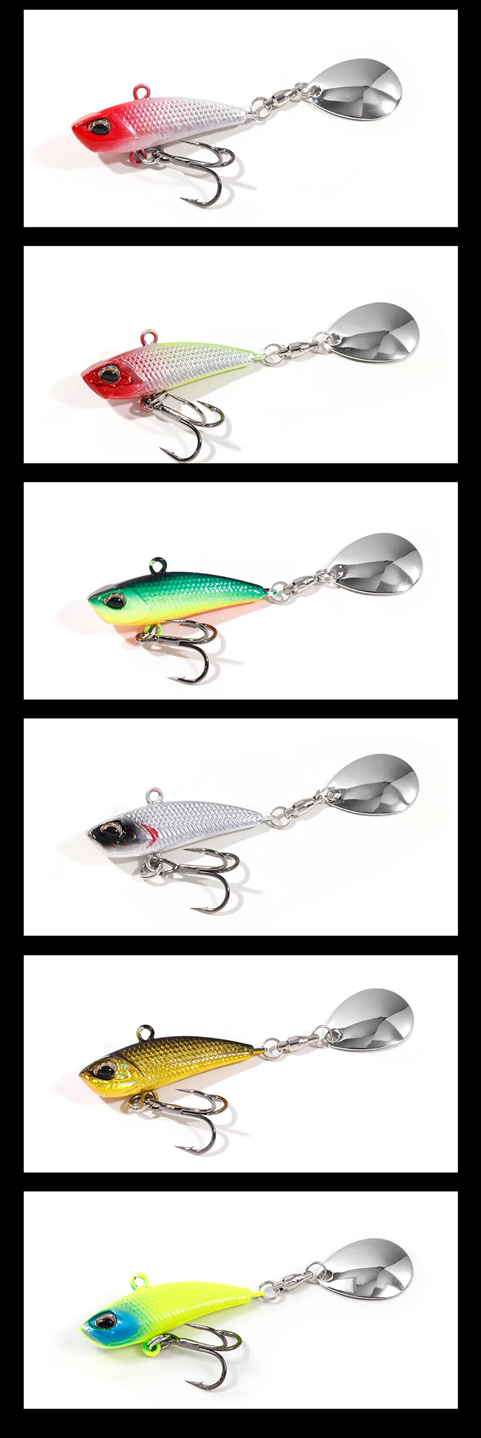 WALK FISH Metall VIB Spinner Köder 7g 11g 15g 21g Vibration Angeln Köder Rotierenden Schwanz pailletten Japan Wobbler Trolling Köder Pesca – Detail 10