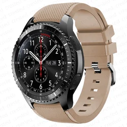 Silicone Sports Watch Band, 20mm/22mm Adjustable Strap Bracelet - 22mm (Brown)