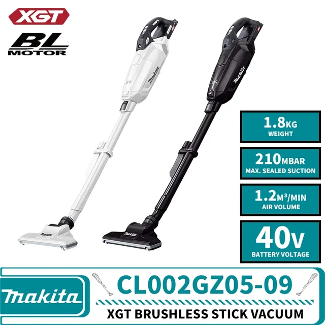 마키타의 첨단 전원 고흡입력 무선 진공 청소기로 청소를 업그레이드