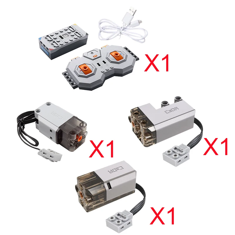 Cada C61507 Telecomando Funzione Di Alimentazione A Batteria I M Size Motor Pro Servo Per Rc Crane Truck Veicolo Militare Giocattoli Per Bambini