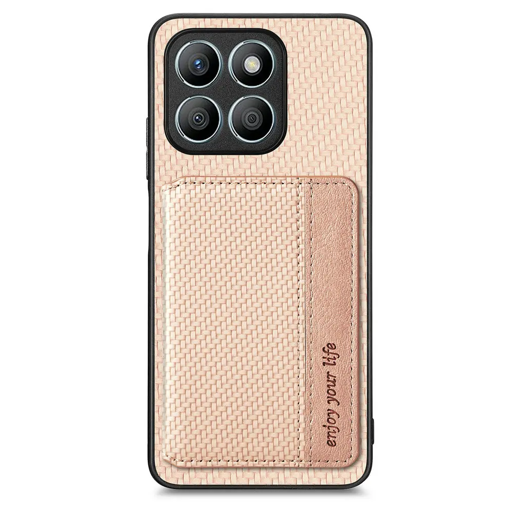 Anti-Theft Leather Phone Case with Magnetic Card Cover