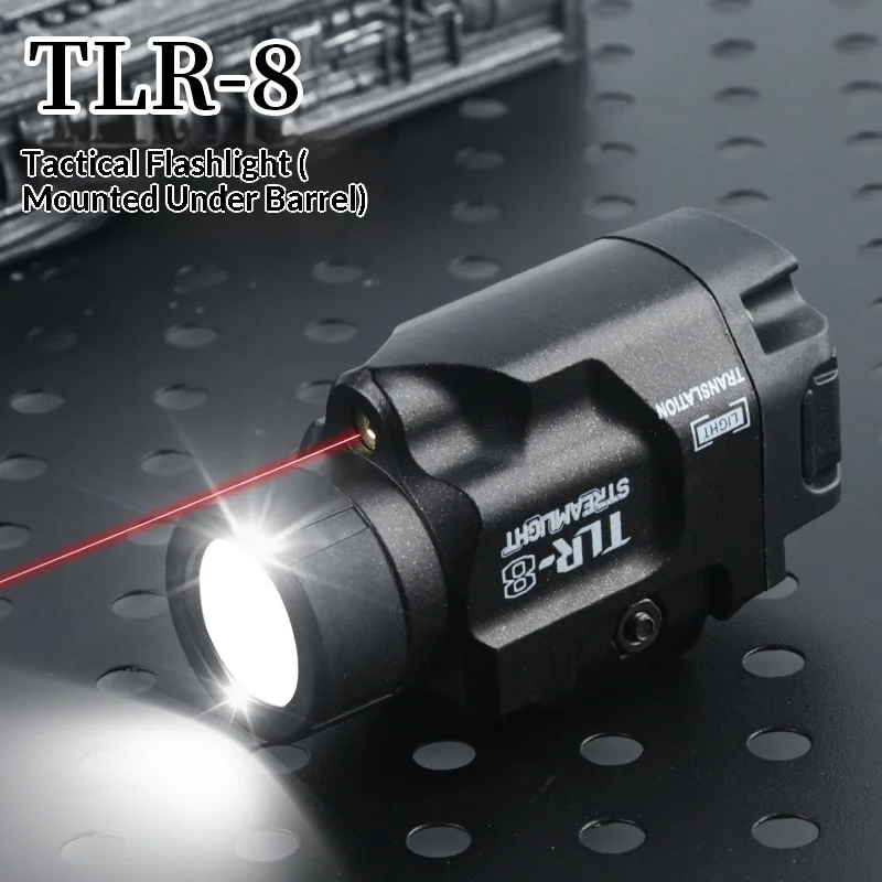 Universal Tactical Flashlight - 20mm Outdoor Infrared & White Light, Explosion-Proof Design