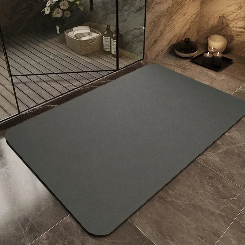 Shower Bath Mat Super Absorbent Non-Slip Bathroom Carpet Rug Quick Drying Bath Rugs Kitchen Entrance Door Mats Home Floor Mat