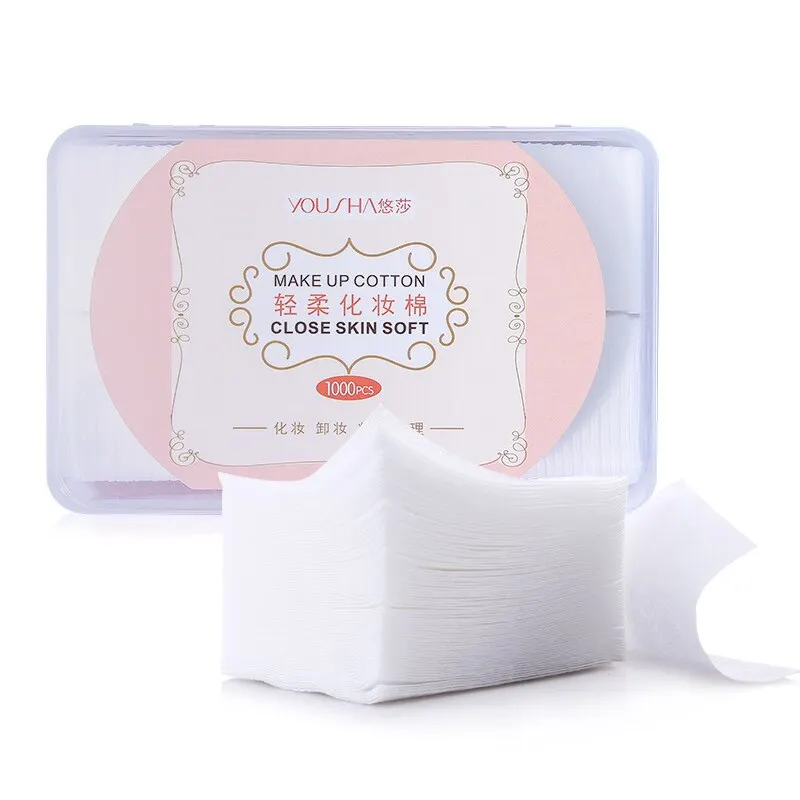 Description Picture 6 of itemHigh Quality 1000PCS/Set Disposable Makeup Cotton Wipes Soft Remover Pads Facial Cleansing Paper Wipe Cosmetic Pad
