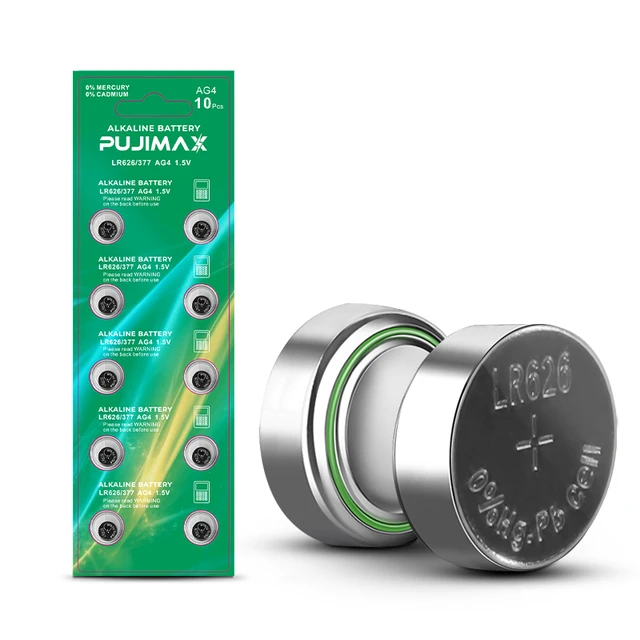 Manufacturer AG4 Lr626 1.5V Ultra Alkaline Button Cell Battery