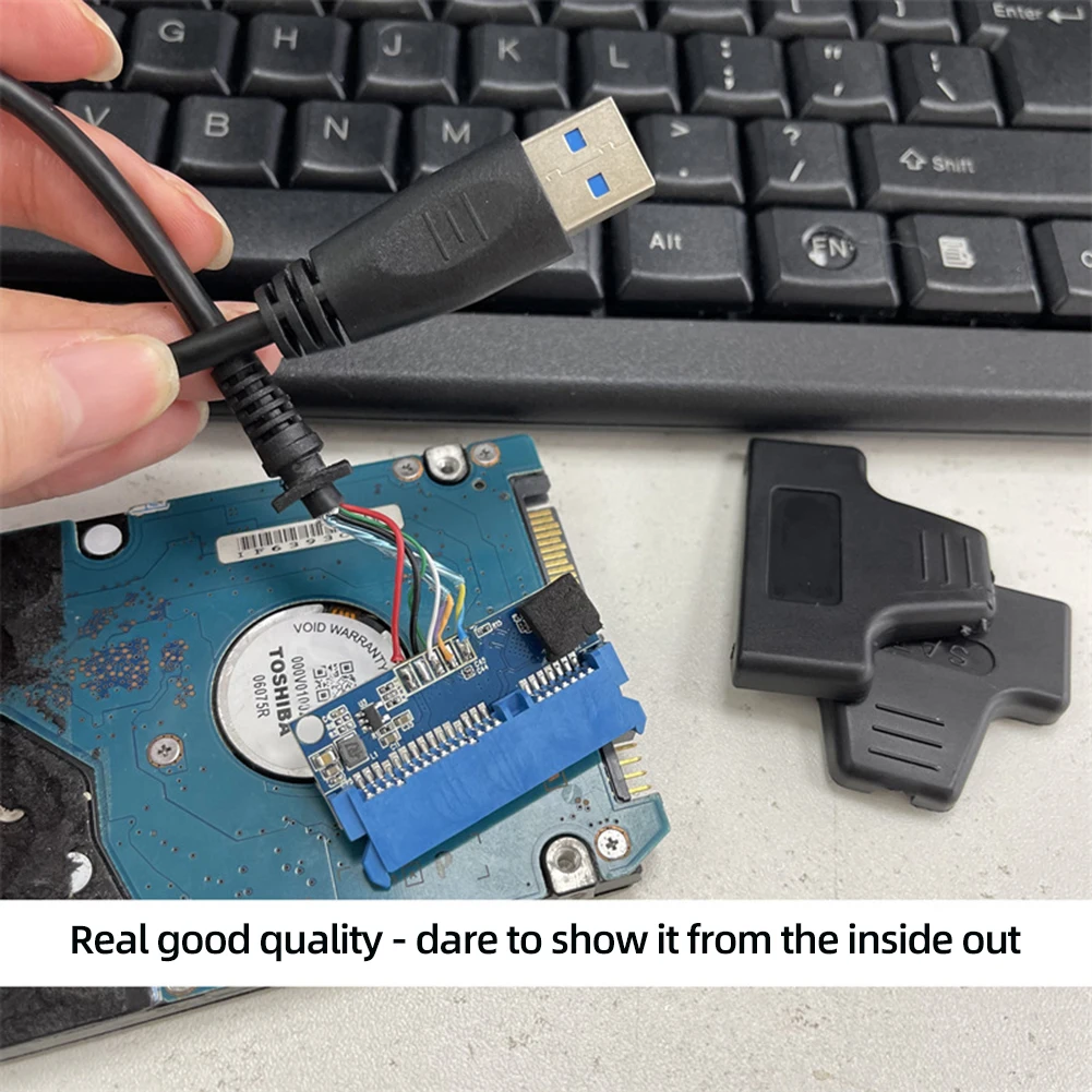 SATA에서 USB 3.0 하드 드라이브 어댑터 케이블, 플러그 앤 플레이 컴퓨터 케이블 커넥터, 맥 OS 리눅스 어댑터 라인, 2.5 인치 HDD SSD용