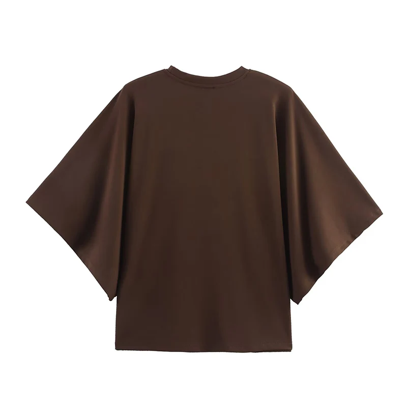 Women's Solid Simple Style T-Shirts 2025 Summer Basic Fashion Short T Shirts for Women Streetwear Short Sleeve Casual Tops