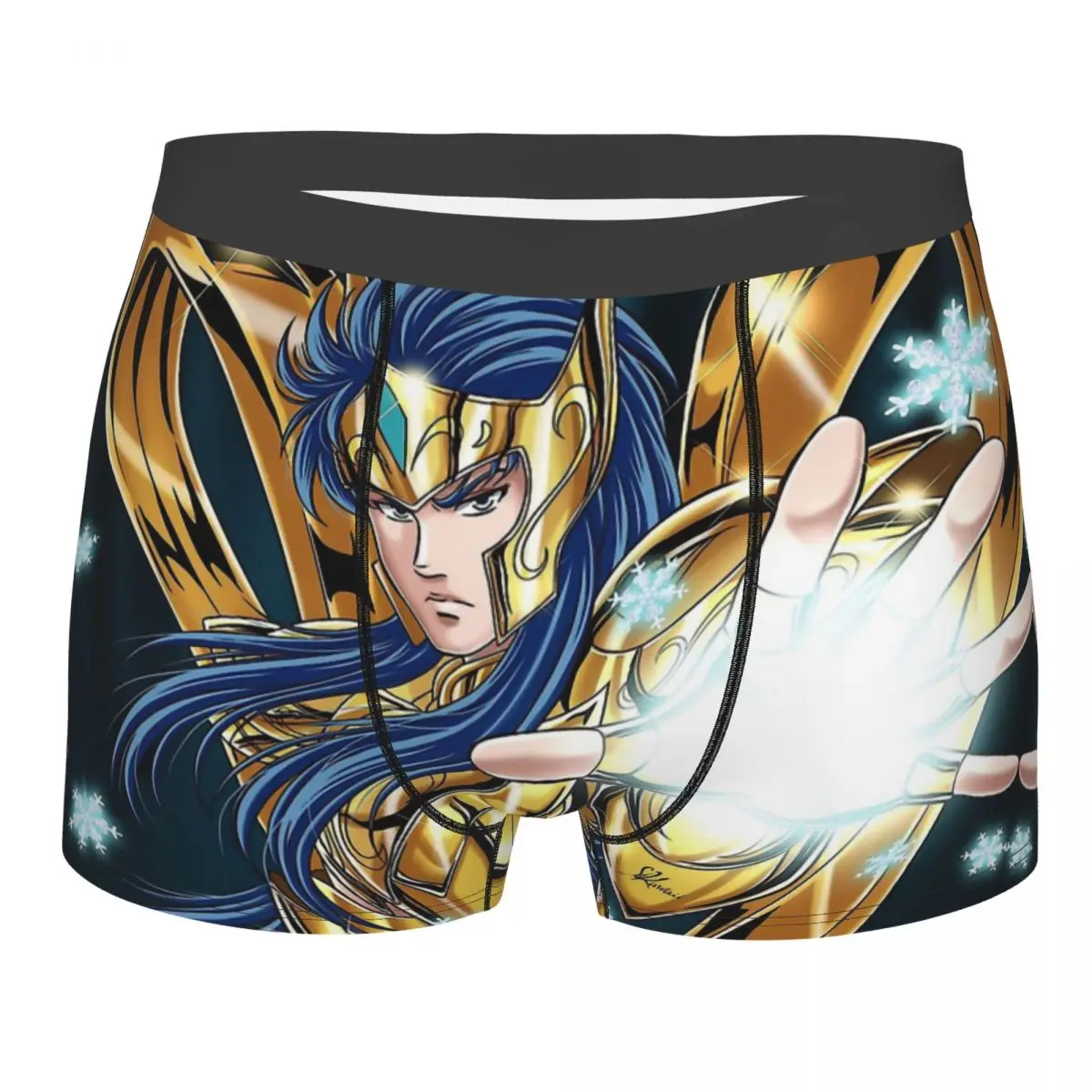 

Camus- God Cloth Men Boxer Briefs Underpants Saint Seiya Highly Breathable High Quality Sexy Shorts Gift Idea