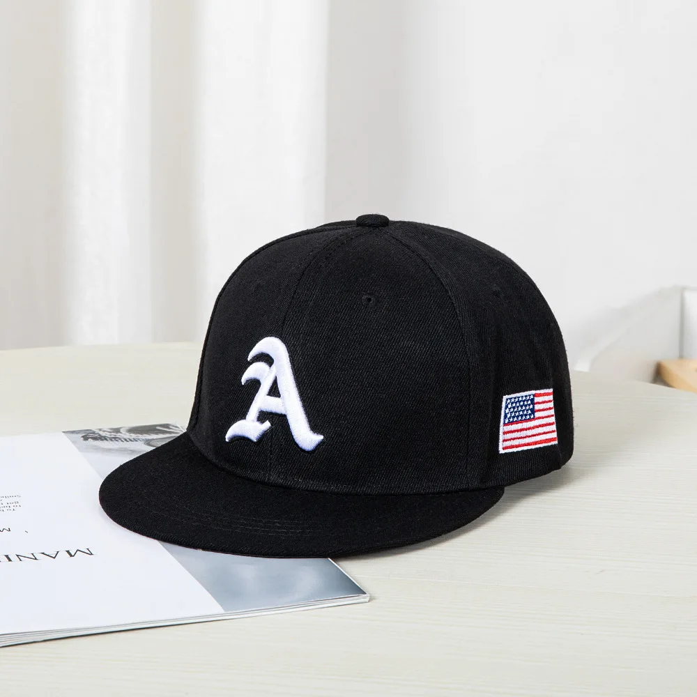 4sold Unisexe Broderie Coton Baseball Cap Garçons Filles Snapback Hip