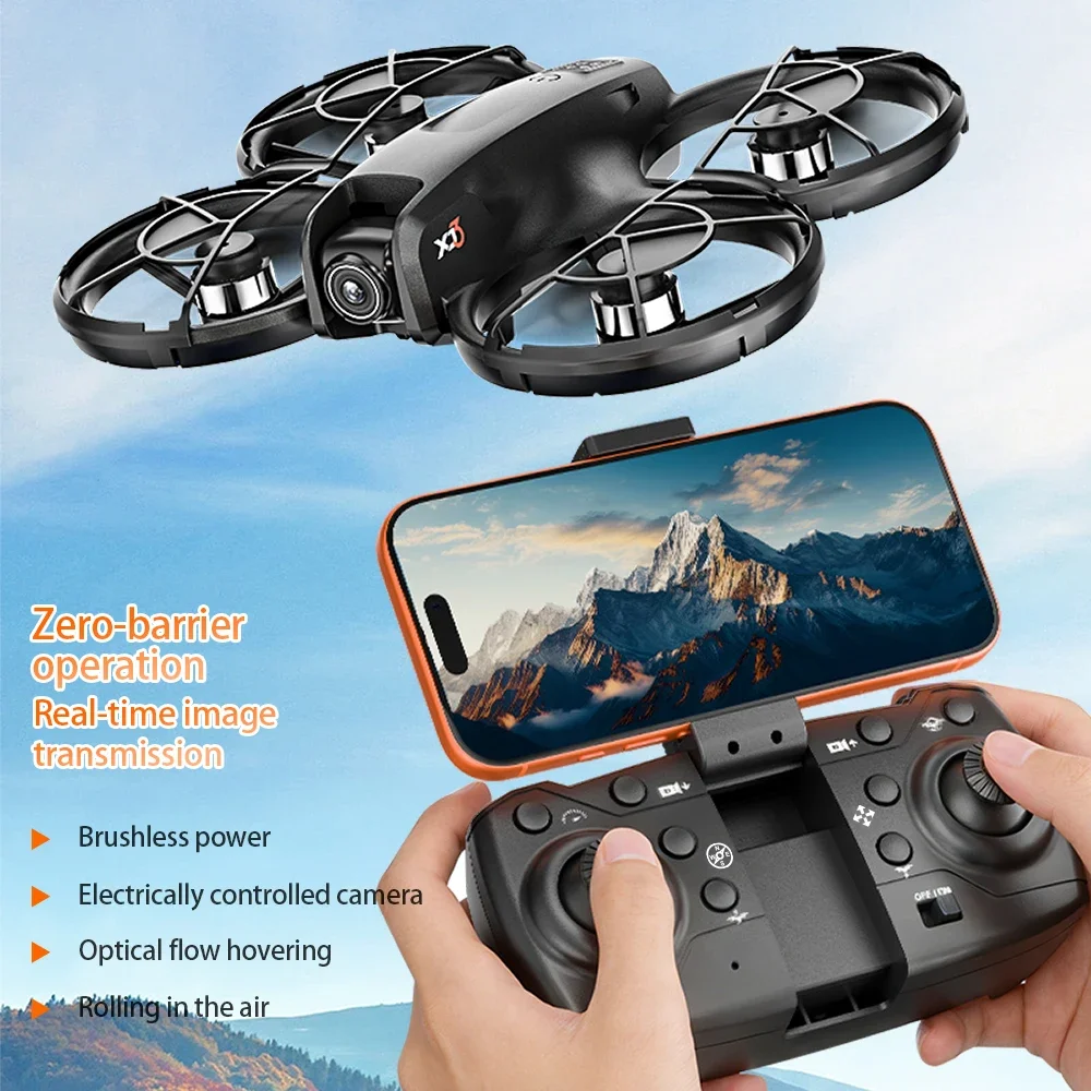 Drone Selfie Tascabile Doppia Fotocamera HD Pieghevole 360° - XJ3