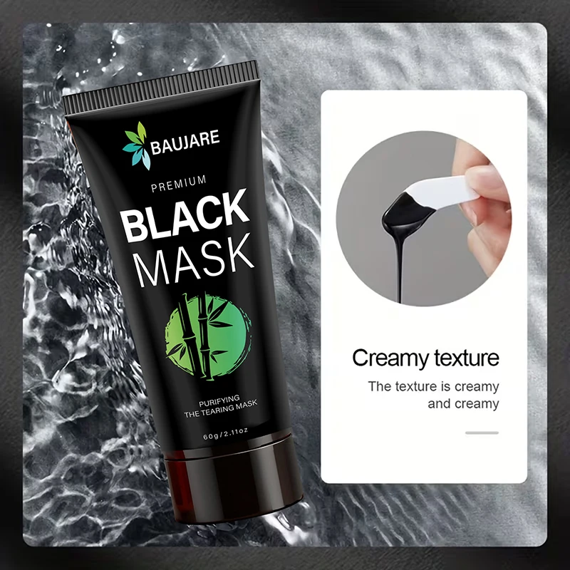 Bamboo Infused Hydrating Exfoliating Face Mask for Deep Pore Cleansing and Nourishing Skin Care