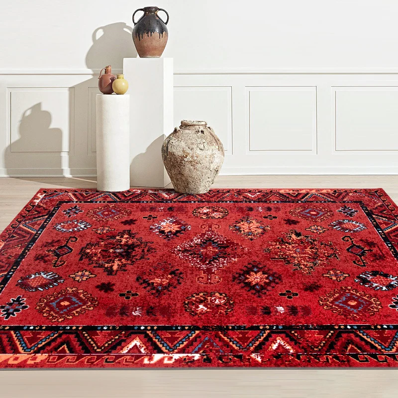 RetroAmericanCarpetLargeAreaDecorationLivingRoomSofaCoffee