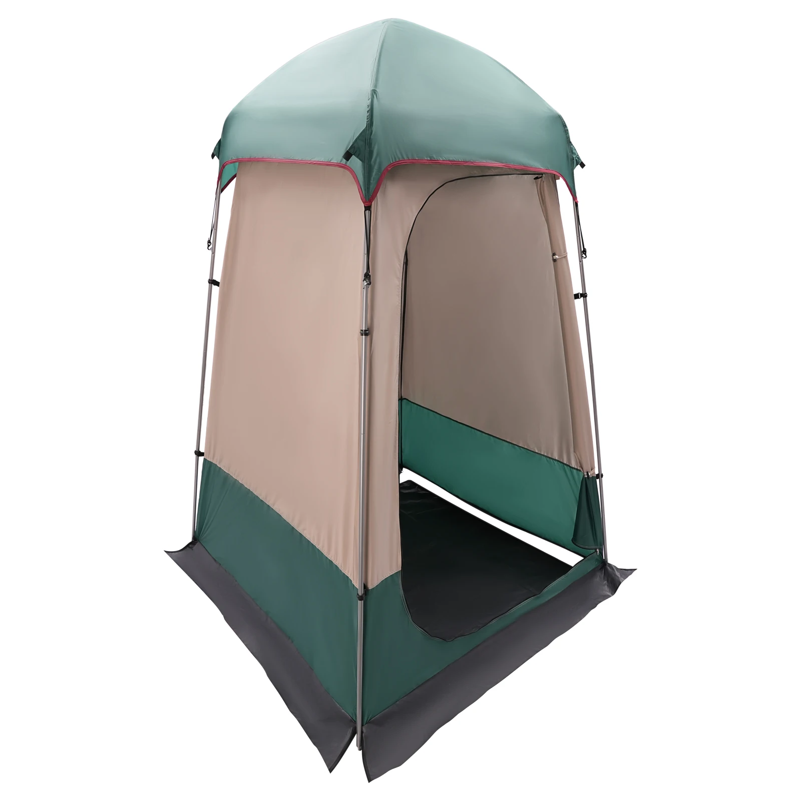 160cm Portable Outdoor Privacy Shower Tent Waterproof Camping Privacy Shelter Portable Toilet Tent for 1 people Shower Hiking