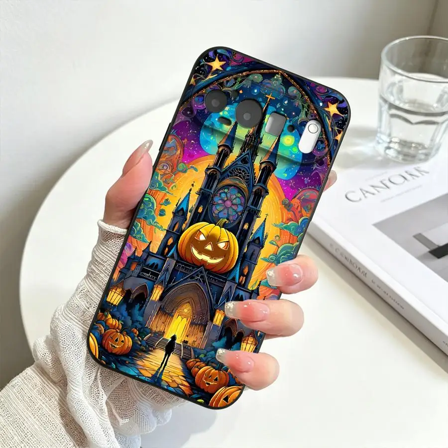 Halloween Cat Pumpkin Phone Case Cover