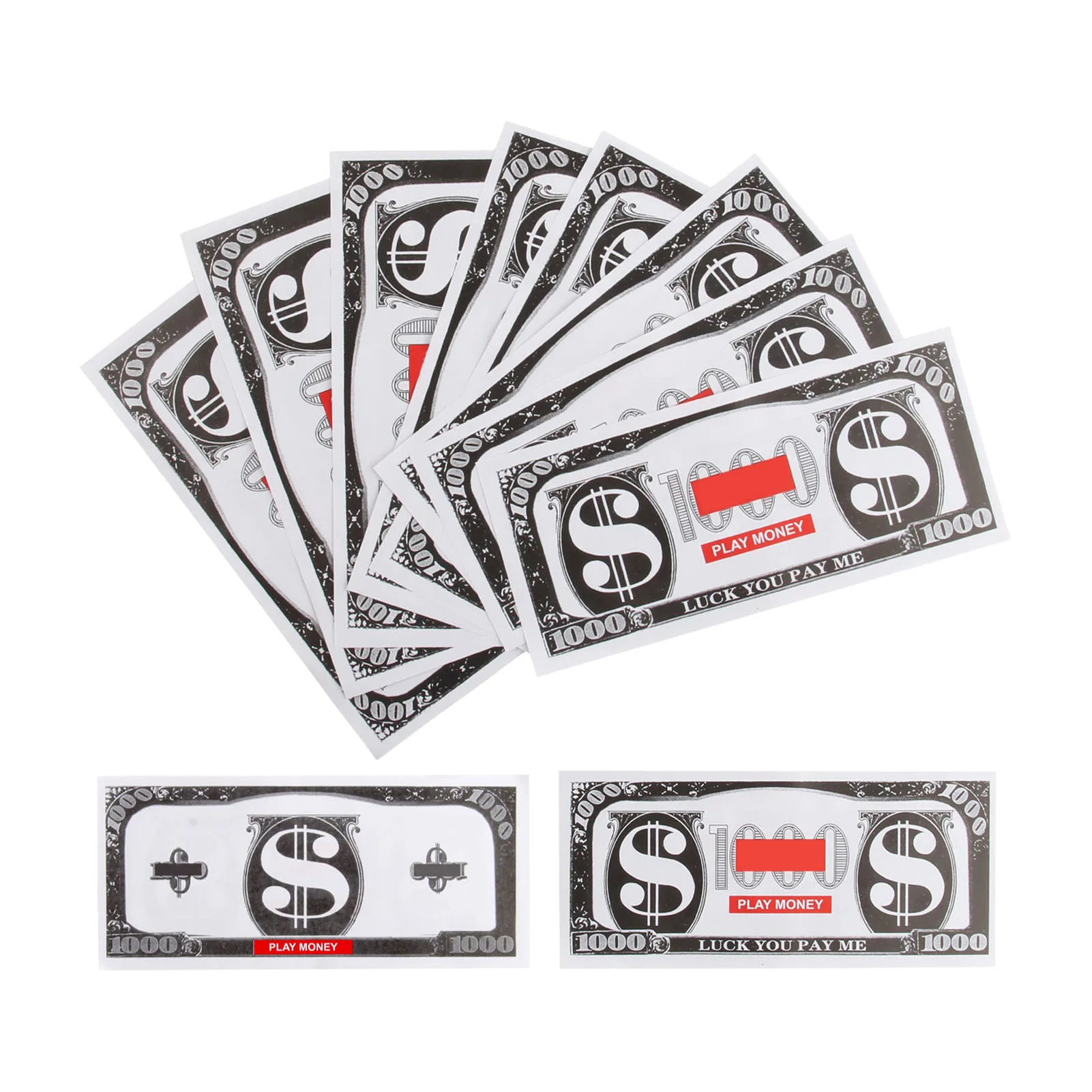 Banconote simulazione dollaro valuta puntelli giocattoli per feste dollaro soldi  finti pistole per soldi a spruzzo puntelli per giochi in dollari
