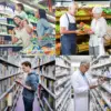 30pcs Transparent Price Label Holder Holder Supermarket Shelf Label Holders Merchandise Price Display Holders Shelf Label Card 6