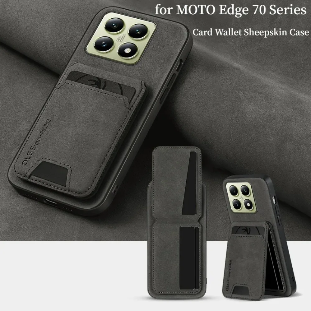 Premium PU Leather Wallet Case with Card Slot, Kickstand, and Drop Protection