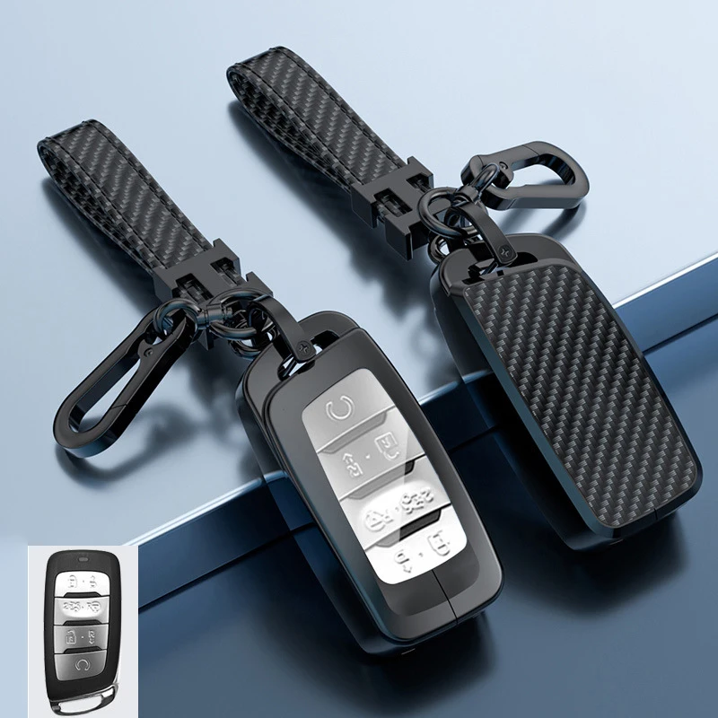 

For Changan CS85 Coupe CS75 CS35 Plus CS25 CS95 COUPE 2017 2018 2019 4 7 Buttons Smart Car Key Case Cover Keychain Accessories