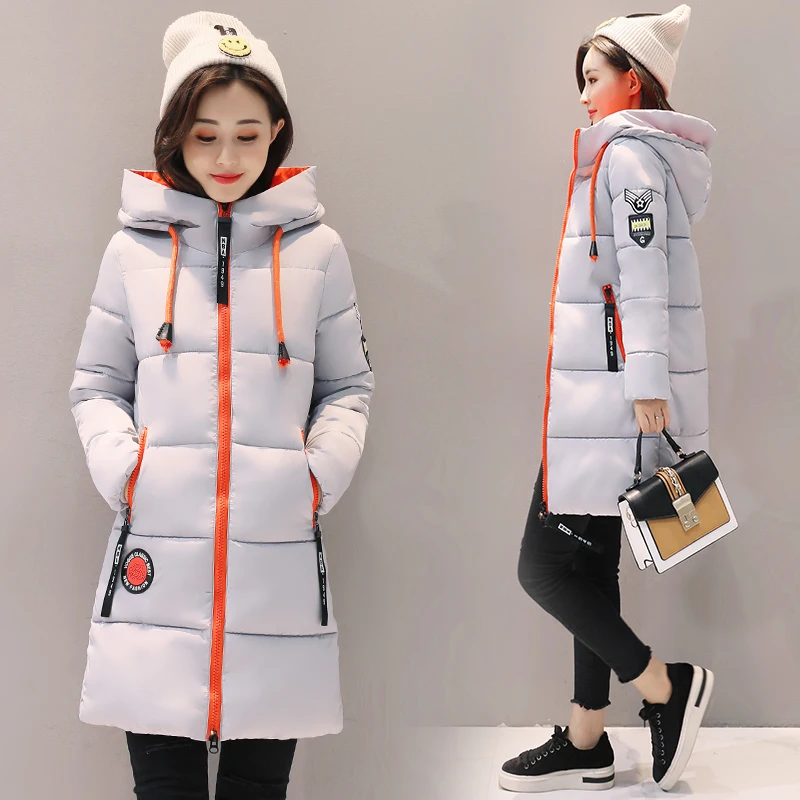 Parka Women 2023 Winter Jacket Women Coat Hooded Outwear Female Parka Oversized Thick Cotton Lining Winter Long Coat New Arrival