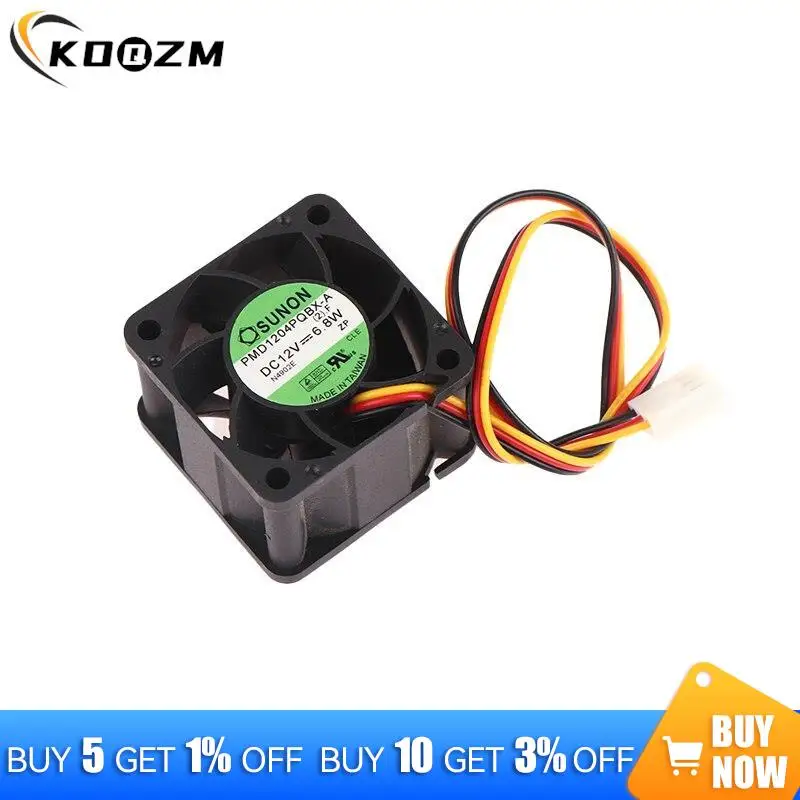 PMD1204PQBX-A 고속 서버 팬 4028 음소거 스위치 소형 냉각 팬, 4cm 4028, 12V, 6.8W, 40x40x28mm